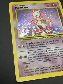 Mewtwo 010/102 Base Set Holo Vintage Pokemon TCG - Image 3