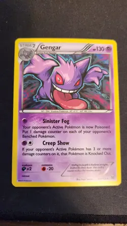 Gengar #60/162 Pokemon XY Breakthrough Holo Rare Near Mint - Image 1