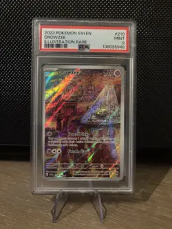 2023 POKEMON SCARLET & VIOLET #210/198 DROWZEE ILLUSTRATION RARE PSA 9 - Image 1