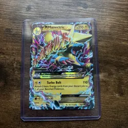 2014 Pokemon XY Series Phantom Forces Mega Manectric ex Holo #24/119 - Image 1