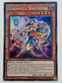 YuGiOh - MZMU-EN032 Chronicle Sorceress - Collector's Rare - Image 1