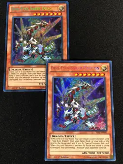 Yugioh Odd-eyes Saber Dragon YS15-ENF00 1st SECRET X2 (NM) - Image 1