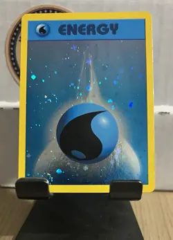 Pokemon League Promo ENERGIZE YOUR GAME Water Energy Card Vintage MP - Image 1