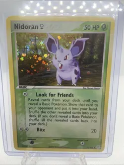 Pokemon Nidoran 70/112 EX FireRed & LeafGreen Reverse Holo Card - Image 1