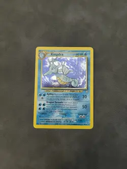 Pokemon Kingdra Holo Rare TCG Card Neo Genesis Unlimited LP 8/111 - Image 1