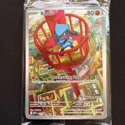 Riolu 010 Pokemon Center Exclusive Stamped - Mega Evolution Promo - Image 1