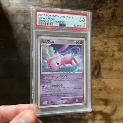 PSA 9 Mew DPBP#182 MINT Shining Darkness 182 Holo Rare Japanese Pokemon Card - Image 1