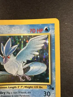 Pokemon ARTICUNO 2/62 UNLIMITED FOSSIL POKEMON (VINTAGE - HOLO RARE, LP+) - Image 4