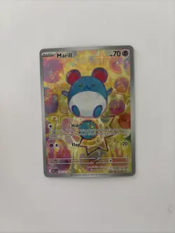 Pokemon Marill 232/217 2026 Full Art Holo Water Basic 70HP 20 Attack Card - Image 1