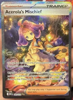 Pokemon Acerola's Mischief Special Illustration rare 183/132 READ DESCRIPTION - Image 1