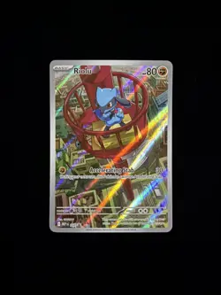 Pokemon TCG Mega Evolution Riolu Black Star Promo Illustration #10 - Image 1