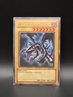 Red-Eyes B. Dragon LOB-E056 Ultra Rare Holographic Yu-Gi-Oh TCG - Image 1