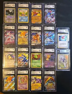 Bulk Graded Pokemon Card Slab Lots (18) - EX/vintage/Full Art/Promos - Image 1