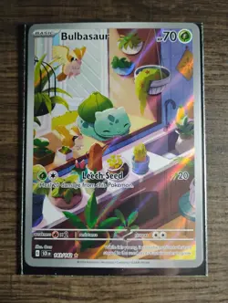 Pokemon Bulbasaur Stellar Crown Card 143/142 Near Mint To Mint - Image 1