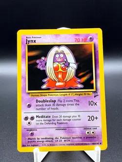 Jynx (Base Set 2) – 45/130 – LP Vintage WOTC Pokemon Card - Image 1