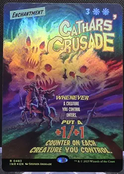 Cathars Crusade #483 Innistrad Remastered Showcase Foil Rare - Image 1