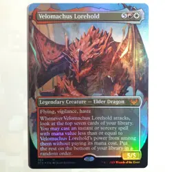 Velomachus Lorehold FOIL BORDERLESS - Strixhaven (Magic/MTG) NM/LP - Image 1