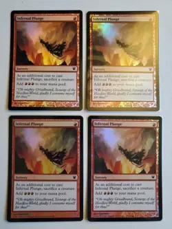Infernal Plunge x4 Innistrad Foil LP English - Image 1