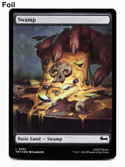 x4 Swamp (Foil) 0255 TMT [Teenage Mutant Ninja Turtles] TMNT MTG - PLAYSET 💀 - Image 4