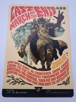 Last March of the Ents (Borderless Poster) Universes Beyond: LOTR NM - Image 1