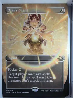 Orim's Chant (Borderless)- R323 - MTG - Modern Horizons 3 (MH3) - Image 1