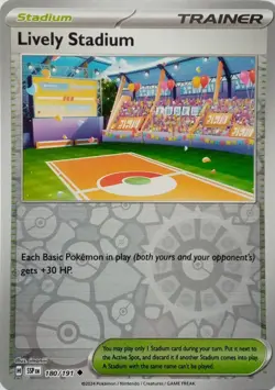Lively Stadium - Reverse Holo - Surging Sparks - Pokemon TCG - 180/191 - Image 1