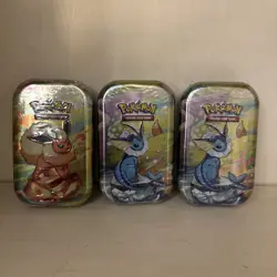 Pokemon TCG Mini Tin Prismatic Evolutions lot of 3 tins - Image 1