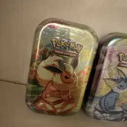 Pokemon TCG Mini Tin Prismatic Evolutions lot of 3 tins - Image 2