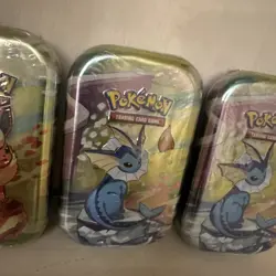 Pokemon TCG Mini Tin Prismatic Evolutions lot of 3 tins - Image 3