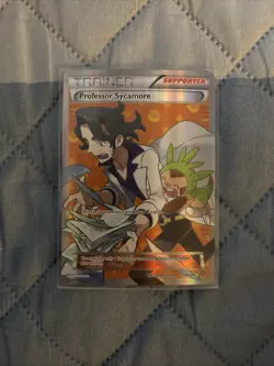 Pokemon TCG Professor Sycamore Steam Siege 114/114 Regular Full Art - Image 1