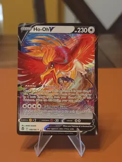 Ho-Oh V - 140/195 - Pokemon SWSH12: Silver Tempest NM - Image 1