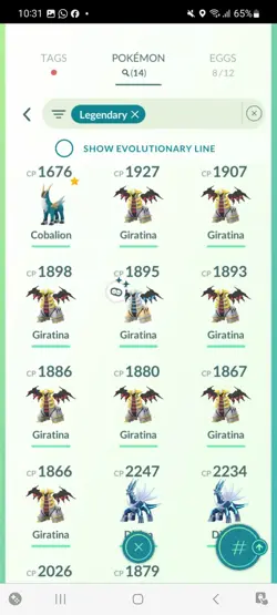 Pokemon Go (Stage 40 ) Shiny Giratina ( 14 Legendary ) - Image 4