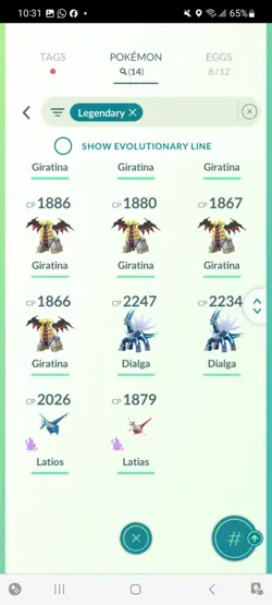 Pokemon Go (Stage 40 ) Shiny Giratina ( 14 Legendary ) - Image 5