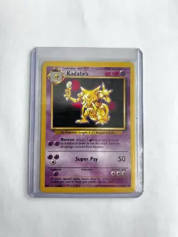 Kadabra 32/102 Base Set Regular Pokemon TCG 1999 WotC Vintage LP/NM ✨ - Image 1