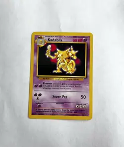 Kadabra 32/102 Base Set Regular Pokemon TCG 1999 WotC Vintage LP/NM ✨ - Image 2