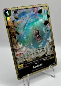 One Piece CCG Barrier OP04-095 Event Card HOLO English - NM - Image 2