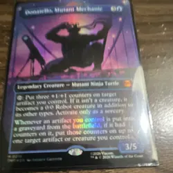 MtG TMNT Donatello, Mutant Mechanic, NM, Foil, Mythic - Image 2