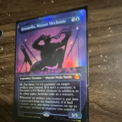 MtG TMNT Donatello, Mutant Mechanic, NM, Foil, Mythic - Image 3