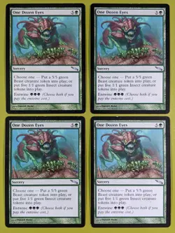 One Dozen Eyes x4 Mirrodin 4x Playset Magic the Gathering MTG - Image 1
