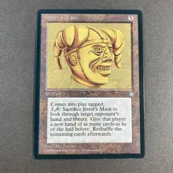 MTG Jester's Mask Ice Age Regular Magic The Gathering - Image 1
