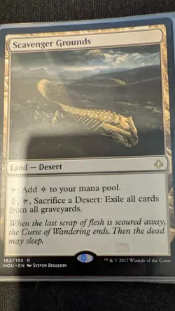 MTG, Scavenger Grounds, Hour of Devastation, R 182, Pack Fresh - Image 1