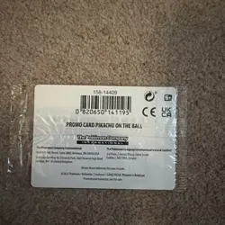 Pikachu On The Ball Pokemon 2020 Futsal Promo UK Exclusive Sealed 001/005 - Image 2