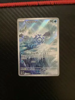 Pokemon TCG Cryogonal 111/086 Scarlet & Violet Black Bolt Illustration Rare NM - Image 1