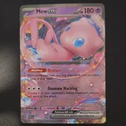 Pokemon Mew ex Ultra Rare 151/165 SV Scarlet & Violet 151 Holo Basic EN - Image 1