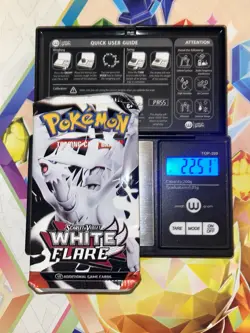 Heavy! 22.51g Pokemon TCG SV10.5 White Flare Booster Pack Sealed! - Image 1
