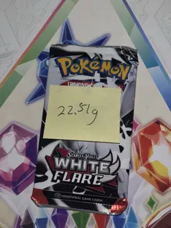 Heavy! 22.51g Pokemon TCG SV10.5 White Flare Booster Pack Sealed! - Image 2