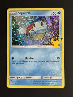 Squirtle 17/25 - 2021 Mcdonald’s 25th Anniversary - NM Pokemon TCG - Image 1