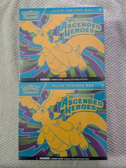 Pokemon TCG Ascended Heroes Elite Trainer Box (ETB) - Sealed - Lot of 2 - Image 1