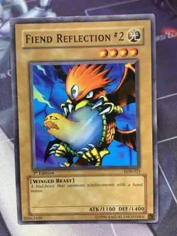 Fiend Reflection #2 LOB-021 the Legend of Blue Eyes White Dragon 1st Edition - Image 1