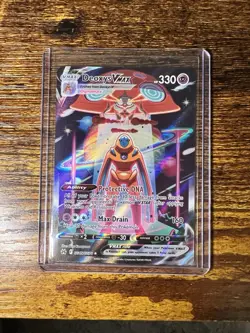 Pokemon Deoxys VMAX Ultra Rare TCG Card Crown Zenith: Galarian Gallery GG45/GG70 - Image 1